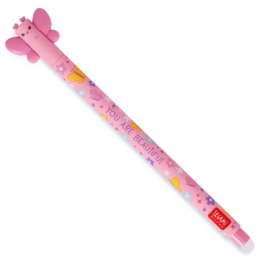 Butterfly erasable pen. Legami.