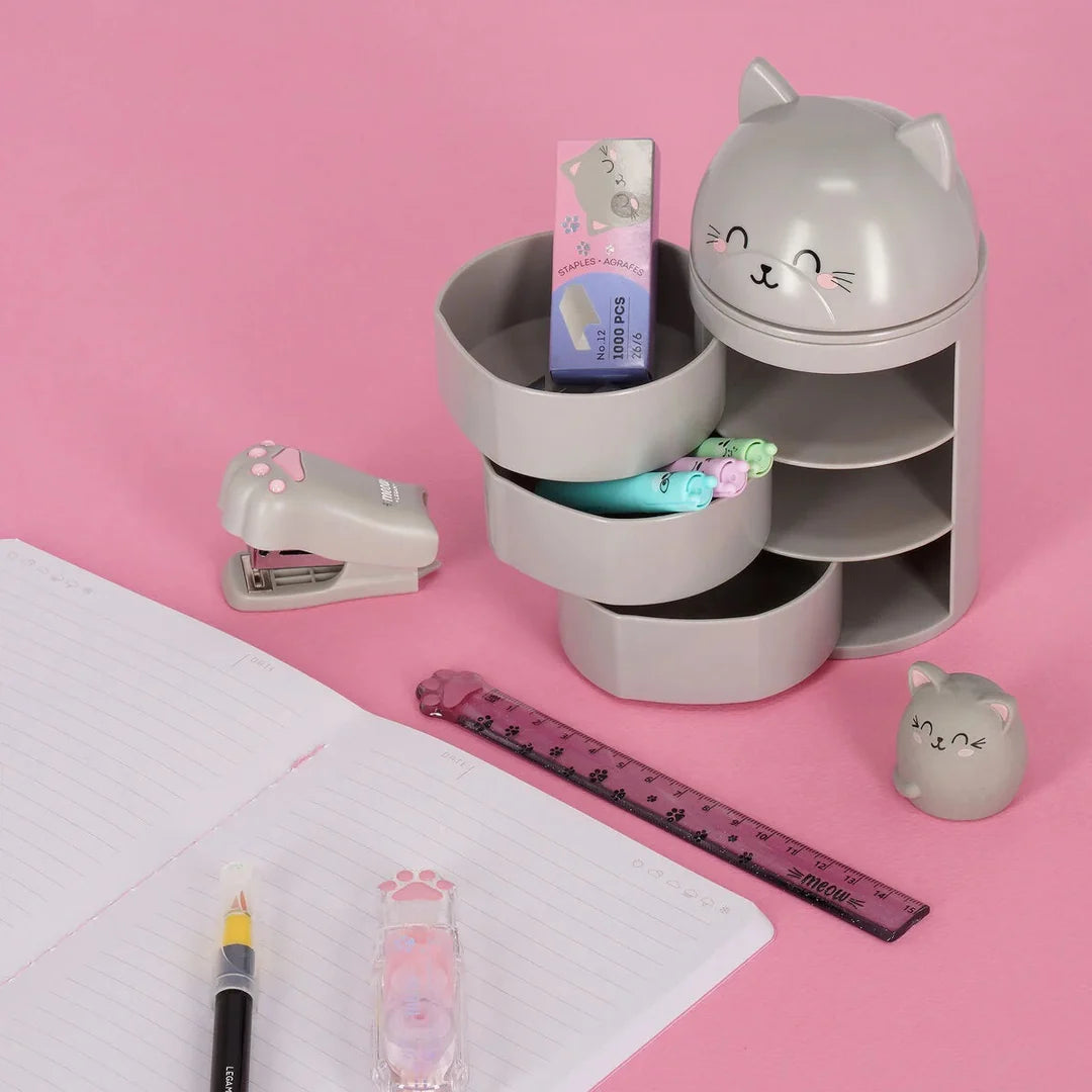 Desk organiser kitty cat