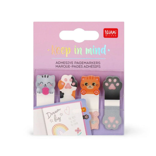Cat Adhesive Pagemarkers - Keep in Mind