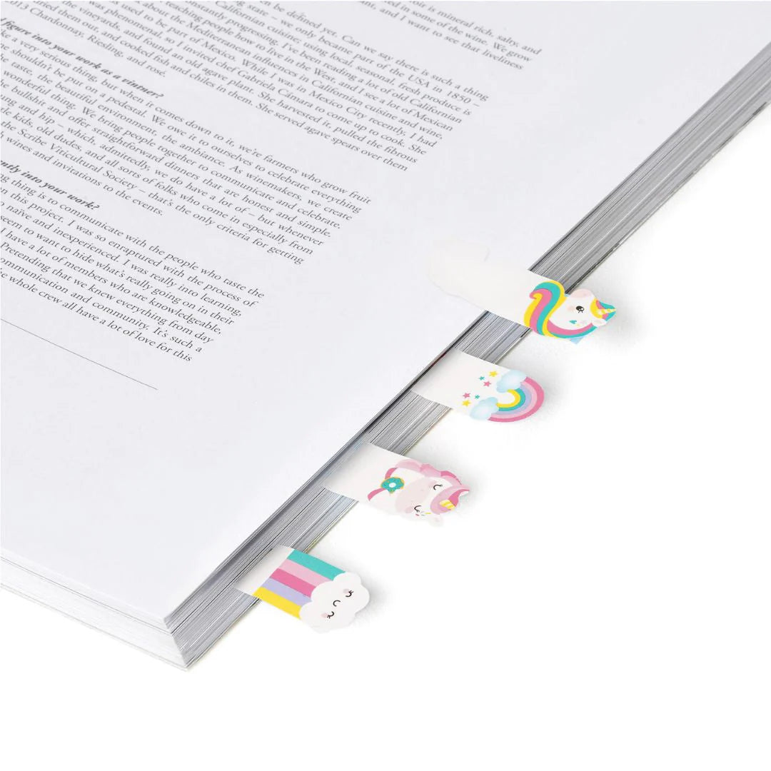 Rainbow & unicorn Adhesive Pagemarkers - Keep in Mind