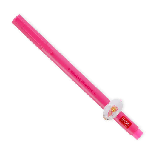 Unicorn lovely friends neon pink ink gel pen
