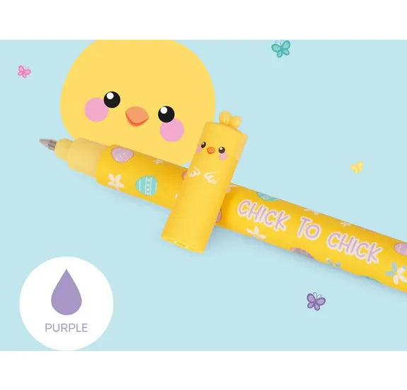 Erasable Easter pens. Rabbit and Chick. Legami milano