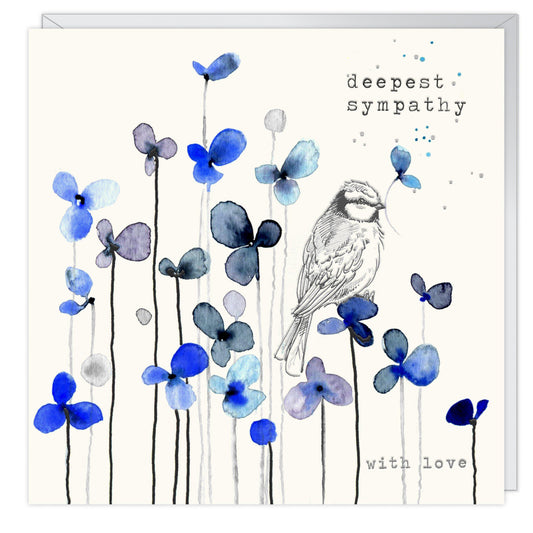 a little birdie told me sympathy card