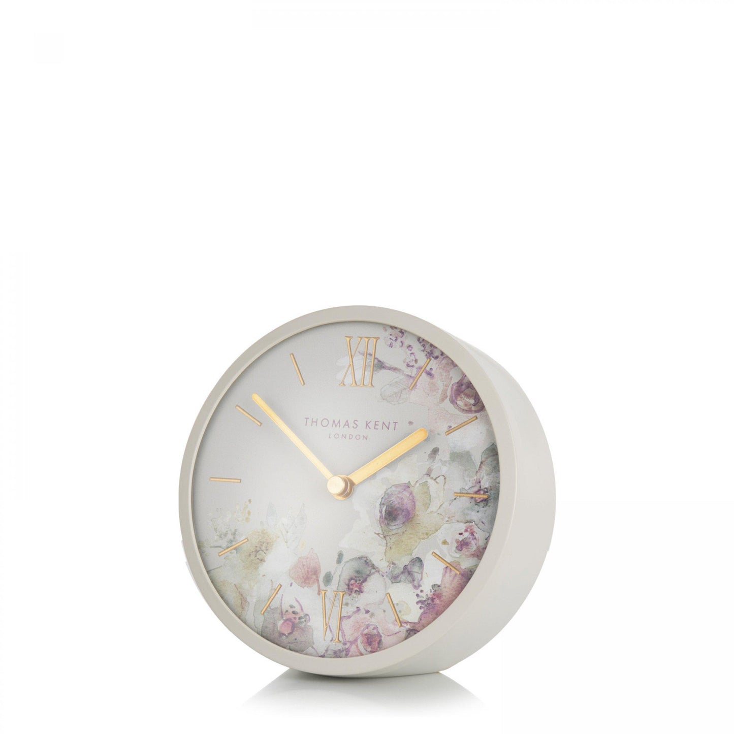 5" Crofter Mantel Clock Light Grey
