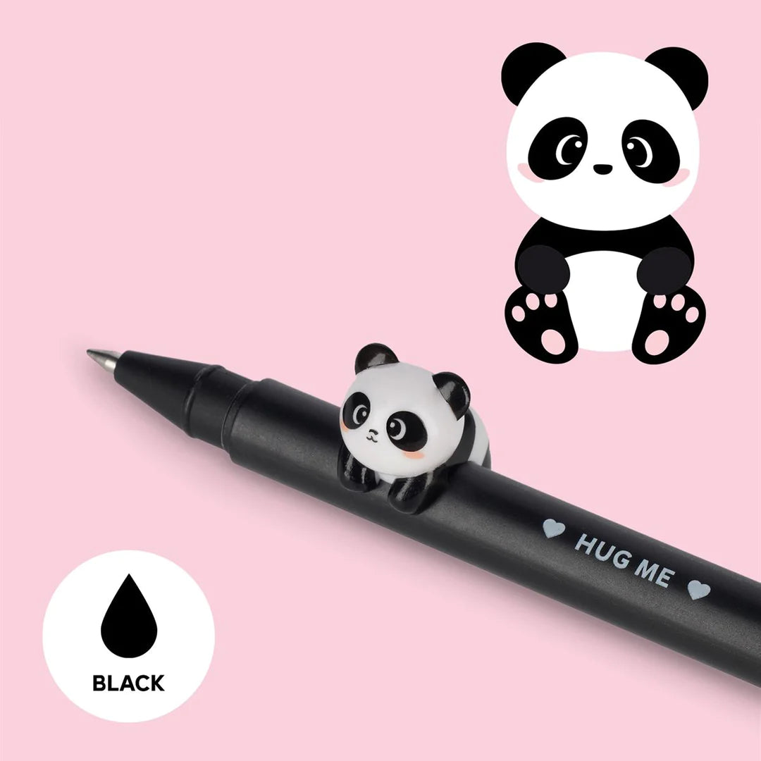 Panda lovely friends black ink gel pen