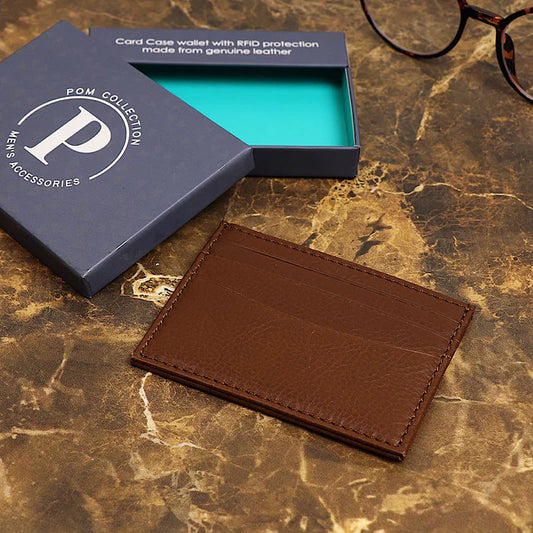 Brown Leather Card Holder